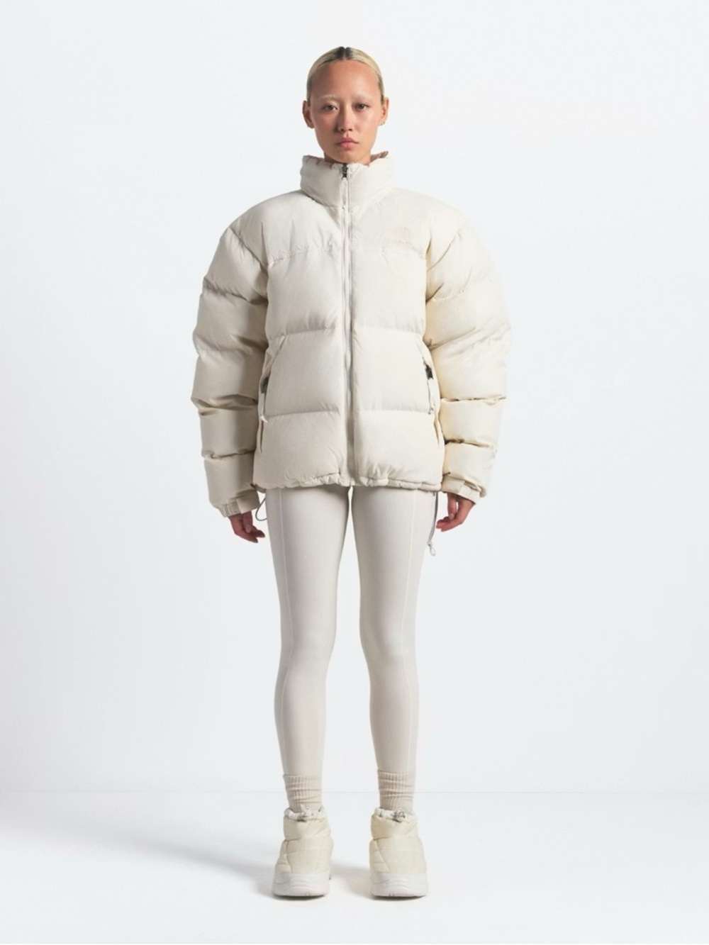 THE NORTH FACE X SKIMS 1996 NUPTSE JACKET LIMITED EDITION: BONE LARGE